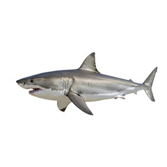 Fototapeta premium great white shark isolated on transparent background