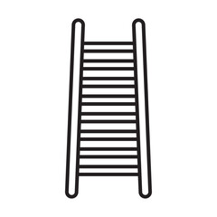 Best ladder icon vector illustration logo template in trendy style, can be used for many purposes