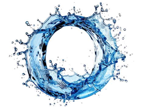 Abstract circular water splash (1)