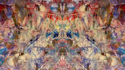 Abstract art background . Hand painting artwork on canvas .