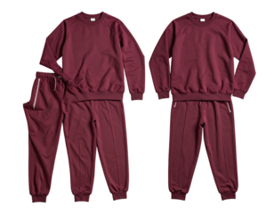 Burgundy sweatsuit