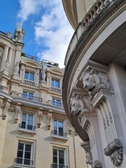 facade of a building with columns