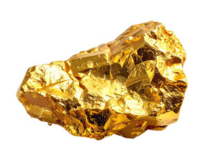 Close-up of a nugget of gold