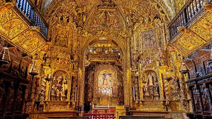 Obraz premium Ourense - Capilla del Santo Cristo en la Catedral de Ourense - Galicia