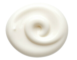 Creamy cosmetic texture swirl