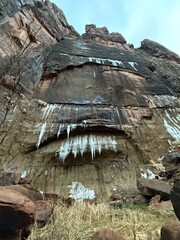 View from Zion canyon trail.