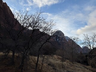 View from Zion canyon trail.