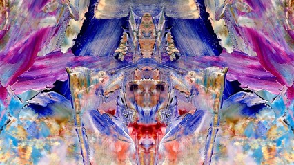 Abstract art background . Hand painting artwork on canvas .