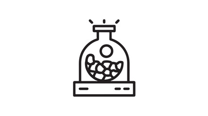 Obraz premium Abstract concept of growth and development within a contained environment.