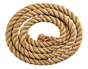 Close-up of coiled rope
