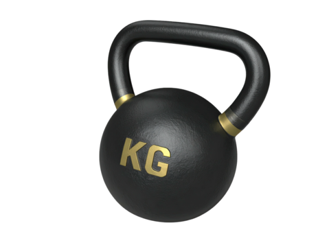 3D rendered kettlebell