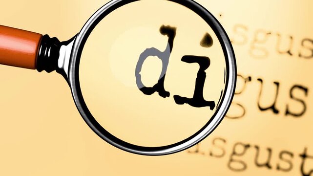 Disgust under close examination. Focusing on Disgust, analyzing it, taking a closer look. Concentrating on Disgust, reviewing it, searching for answers