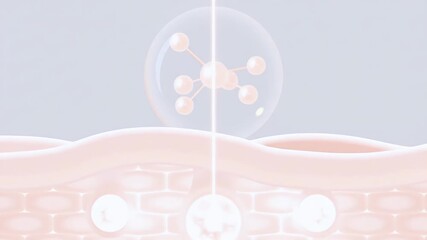 Concept of alpha hydroxy acid aha for skin care cosmetic 