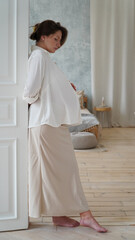 Portrait of a pregnant woman