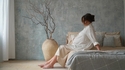 Portrait of a pregnant woman