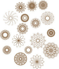 Multiple mandala design for your website