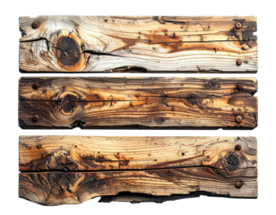 Weathered wooden planks