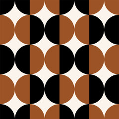 Seamless abstract geometric pattern. Vector Illustration.