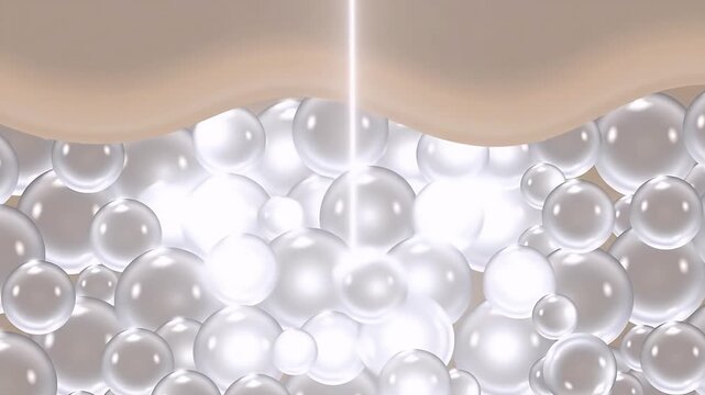 An illustration of skin layers and the hydration process isolated on transparent background