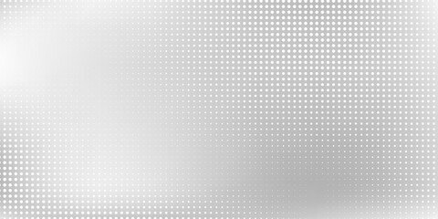 Silver dotted abstract foil background with metal mirror texture. Chrome gradient surface modern abstract simple
