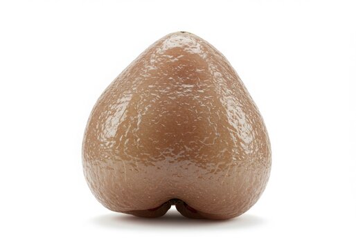 Water Apple or Syzygium Aquem on White Background
