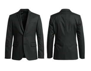 Formal black suit jacket