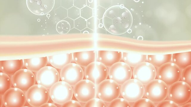Concept of alpha hydroxy acid aha for skin care cosmetic 