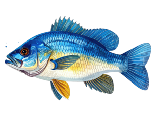 Colorful fish illustration