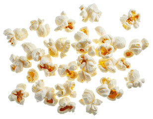 Fototapeta premium A scattering of popcorn kernels