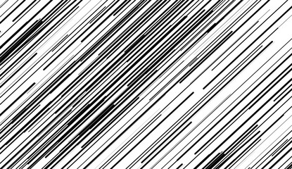 Obraz premium Anime style line background. Comics book frame speed lines. Monochrome manga super hero force movement layout. Simple geometric horizontal striped motion effect.