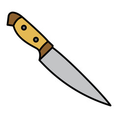 Knife Icon Vector Template Illustration