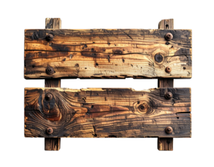 Weathered wooden sign (1)