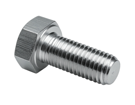 Close-up of a metallic bolt (1)
