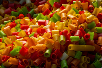 colorful pasta background