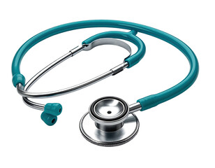 Teal medical stethoscope (1)