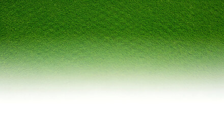 Vibrant green artificial grass texture with a soft white gradient background