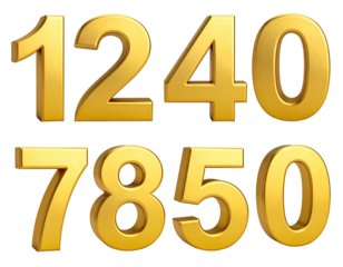 Gold numbers in 3D
