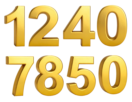 Gold numbers in 3D