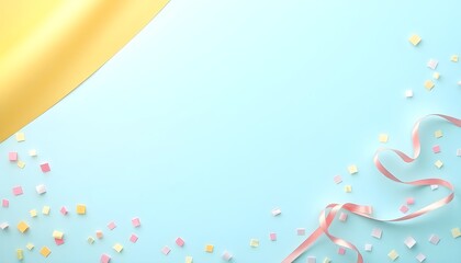 노란색과파란색이섞인축하배경이미지