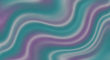 Abstract fluid background with swirling teal and purple colors