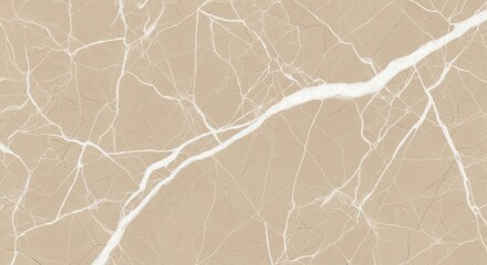 Beige Stone Texture Patterned with White Veins Detailed Marble Surface Design