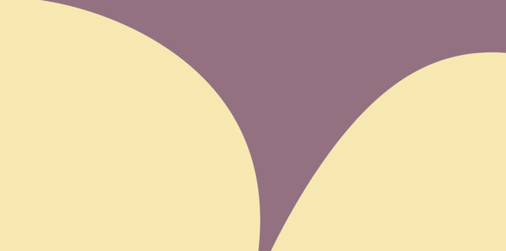 Inverted Arch Illustration Vector Background. Abstract vector design with two inverted parabolic arches creating a deep 'V' shape, using beige and purple tones.