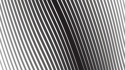 Grey Wavy Line Abstract Background in Modern Minimalist Flowing Vector Design with Smooth Pattern