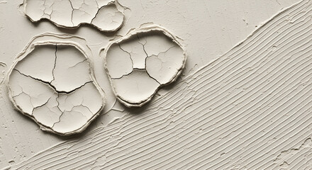 Cracked Clay Texture with Grooved Surface background