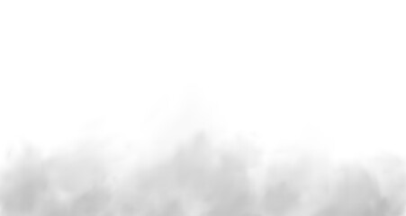 single white cloud with transparent background
