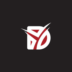 YD DY Alphabet Initial Logo with a Stylish Touch