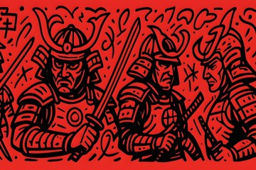 hand drawn vector illustration of an abstract background