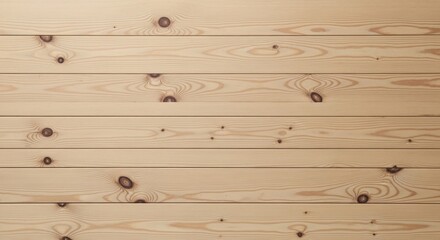 Fototapeta premium Light Brown Wooden Planks Texture Background, Wood Grain, Horizontal, Natural Knot