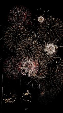 Abstract glitter background fireworks. christmas eve, 4th of july holiday Night sky filled patterns, celebrating festive occasion vibrant colors joy. diwali fireworks celebration. Holiday, new year.