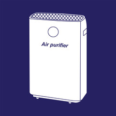 Air purifier icon design